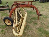 New Holland model 258 side delivery rake,