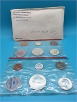 1964 Uncirculated Mint Sets P&D  $1.70 Silver coin