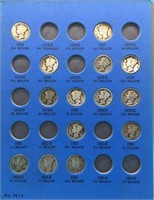 (47) different Coins Date/Mint Marks Mercury Dime