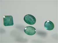 7 + Cts Unheated Natural Mixed Cut Emeralds