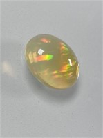 Certified 4.15 Cts Natural Fire Opal