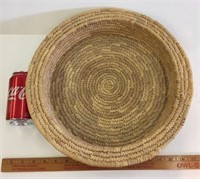 Wide Rim Hand Woven African Basket
