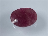 Certified 21.91  Cts Natural Ruby