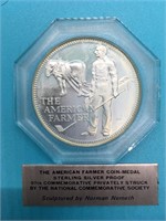 1972 Sterling Silver Proof The American Farmer