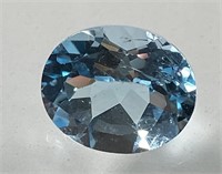 Certified 5.55 Cts Natural Blue Topaz