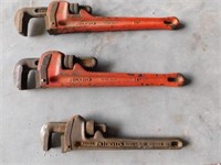 2-Ridgid 14" steel pipe wrenches,