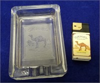 Vintage Camel Cigarettes Adver. Lighter & Ash Tray