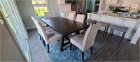7PC-DINING TABLE W/6-CHAIRS