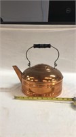 Large copper tea pot