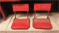 Vintage portable stadium seats