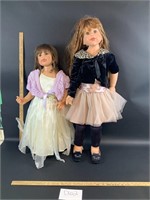 Lot of 2 life size dolls