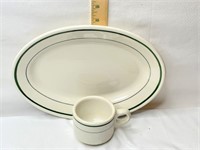 Vtg Resturant Dishes USA