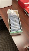 Lot box of index cards