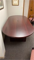 Large conference table cherry wood in color 94”