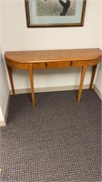 Solid wood side table 50 inches long 15 inches