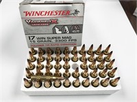 17 Win Super Mag, box of 50rds Winchester