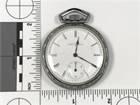 VINTAGE Elgin pocket watch, appears to keep time