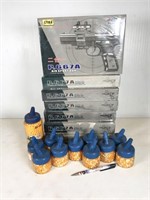 7pc NEW CYMA P-667A air soft pistols and 6mm ammo