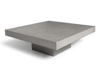 New Lyon Beton T Square Coffee Table Natural Grey