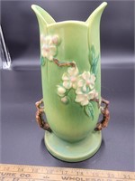 1948 Roseville 10" Apple Blossom Vase, #389