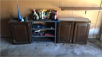 Cabinets, shelf & supplies