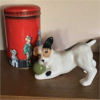 Ceramic dog terrier