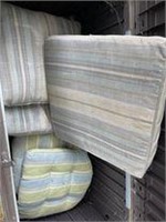 selection of patio furniture cushions