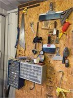 selection of garage tools