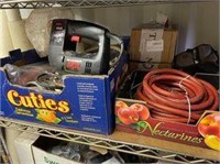 selection of misc garage items