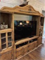rustic wall entertainment center