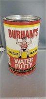 Vintage Durham's rock hard water putty cardboard