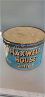 Vintage Maxwell House Coffee coffee can