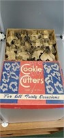 Vintage cookie cutters made of metal for all