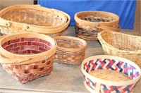 Lot of Baskets with Handles