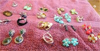 Costume Jewelry Lot of Earrings