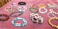 Lot of Costume Jewelry - Bracelets