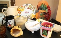 Kitchen Items - Pitcher, Bowl, Cup,