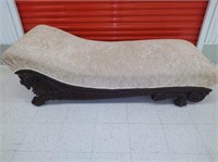 Vintage Fainting Couch/26”H,80”L,26”H