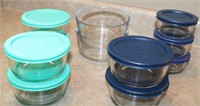 Anchor Hocking Glass Storage Bowls with Lids