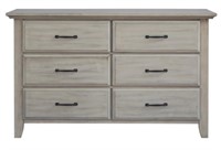 SOHO Baby Chandler 6 Drawer Dresser Stone Wash