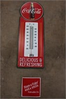Coca-Cola Thermometer and Patch
