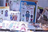 Large Lot of Patterns & Sewing Books