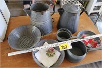 Assorted Graniteware