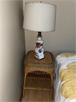 Lamp and nightstand