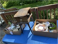 Two boxes of household miscellaneous