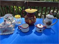 Tea pots and miscellaneous