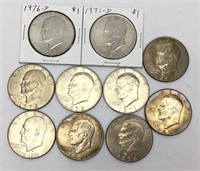 10 Ike Dollar Coins