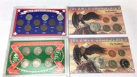 4 Assorted US Coin Sets