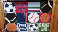 Game On Throw Rug