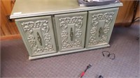 Wooden ornate cabinet